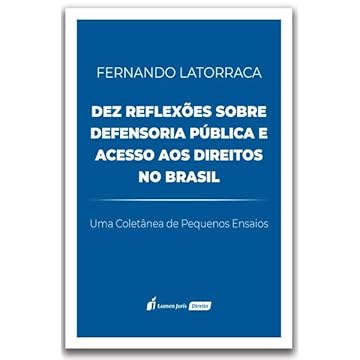 Capa do livro Dez Reflexões sobre Defensoria Pública e Acesso aos Direitos no Brasil - 2023