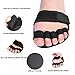 Toe Straightener Splint, Hammer Toe Cushions Pads Toe Alignment Loops, Metatarsal Pads Bunion Guard Separators, Toe Support Brace Wraps for Crooked, Hammer, Claw Toes, Hallux Valgus Blister Callus (S)