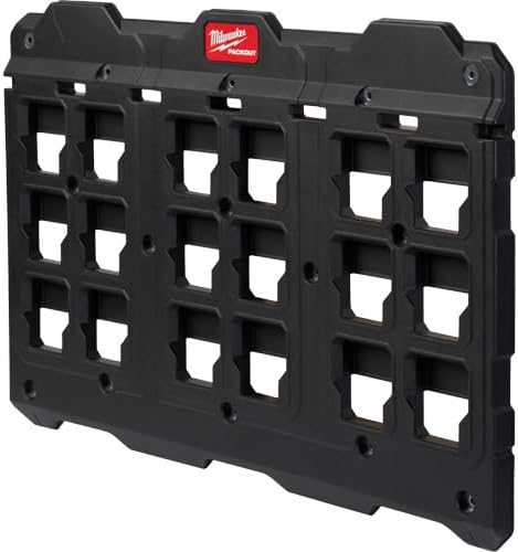 48-22-8487 for Milwaukee Packout Large Wall Plate with 150 lbs. Capacity,Wall and Floor Mounting, Dimensions: 1.1L x 20W x 30.5H in