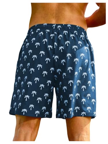 SweatyRocks Men's Swim Trunks with Compression Liner Quick Dry Swim Shorts 5 inch3