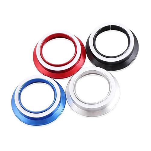 Cubierta de anillo de encendido luminosa SOLUSTRE azul de 3 piezas para interior de coche 6