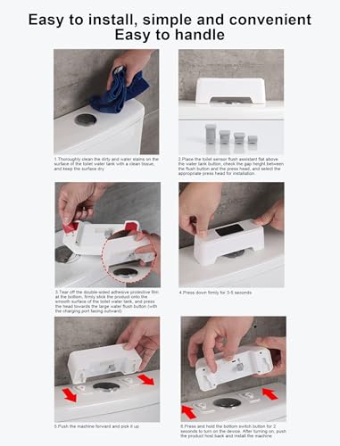 Gloglow GLOGLOWGYNR53VSXB1147-11 Touchless Toilet Flush thumb #4