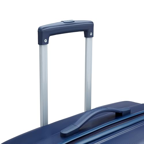 Image of American Tourister Barcelona | Check-in Trolley Bag (79 cm) | 360 8 Wheel Travel Luggage | Hard Case Polycarbonate Suitcase | Mounted Combination Lock | Midnight Blue