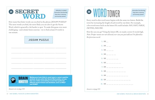 440 Games, Puzzles & Brain Boosters Specially Designed to Keep Your Mind Sharp - Image 4