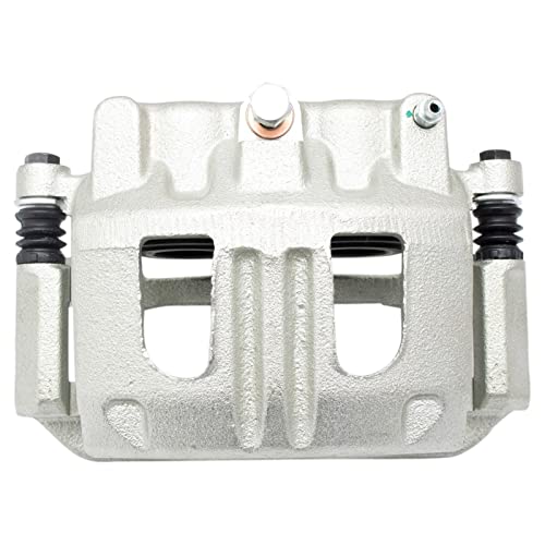 Image of TRQ Front Brake Caliper Set Zinc Coated Brackets Hardware Compatible with 2002-2005 Ford Explorer 2001-2002 Explorer Sport Trac 2003-2011 Ranger 2003-2009 Mazda B4000 2002-2005 Mercury Mountaineer