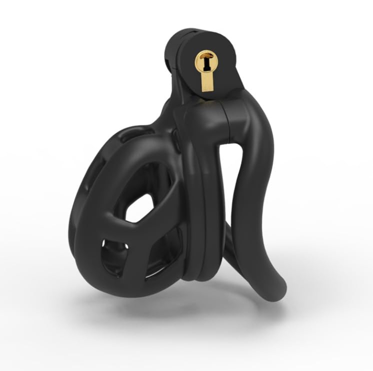 Cobra Protectora De Jaula Deportiva De Resina Negra 3D para Hombre, S