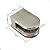 TFCFL 90CM High Glass Balustrade Railing Post Glazing Stainless Steel Pole Handrail Garden Fencing Silver (90cmCorner Post)