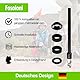 Fosoloni Steckachse Fahrradanhänger, mit Fahrrad Anhänger Achsadapter M12 Steckachse Adapter Steckachsenadapter 12mm, für Fahrradanhänger Anhängerkupplung Kupplung Fahrrad（M12x1,5 | L:160-178 mm ）