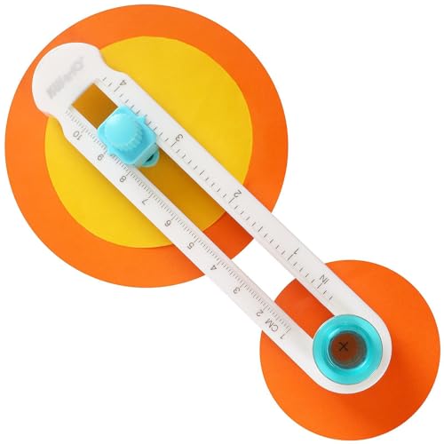 ZYEKIU Cortador de Papel Giratorio 360°