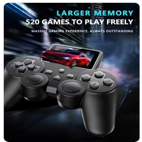 Amazm ( 10 Years Warranty 2.7 Inch Color Display 520 in 1 Retro Portable Mini Handheld Console Game for Kids, Video Game Player, TV Video Game for Kids 7 to 10 Years, Built-in Games Console 5 410Woe+6qqL