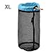 Jeorywoet 4PCS Compression Stuff Sack Bag Mesh Drawstring Storage Lightweight Bag for Outdoor Camping Hiking