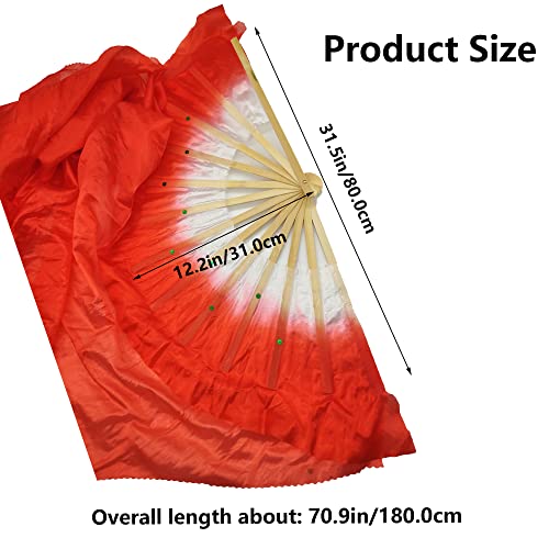 Mano Destra - 2 Pcs Velo da Ballo dei Fan