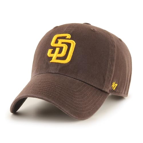 Gorra ajustable 47 San Diego Padres marrón miniatura 1