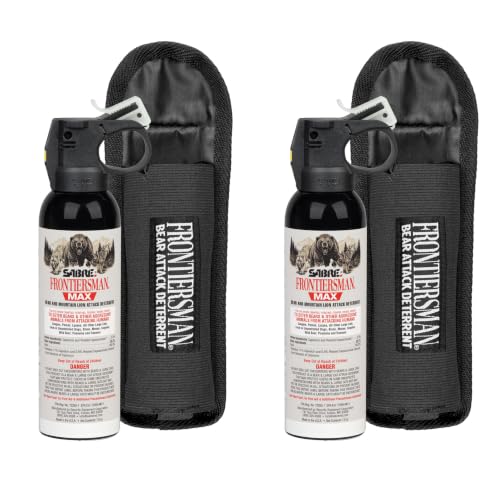 SABRE Frontiersman MAX Bear Spray, EPA Registered...
