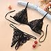 Clearance Trendy Sale Sexy Lace Women Comfortable Home Wear Fashion Sleeveless Lingerie Nightgowns for Women Soft Sexy Under (Black, One Size)