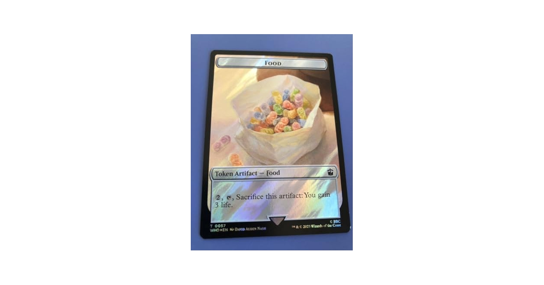 Amazon.co.jp: AG-MTG サージFoil《食物トークン(057)》WHO 英語