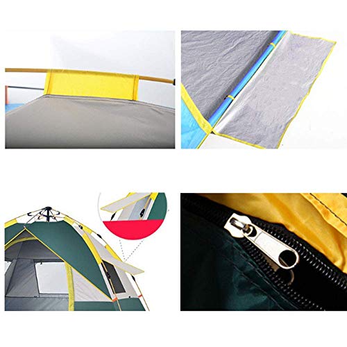 Carpa Familiar Plegable Automática 4-6 Personas Verde miniatura 3