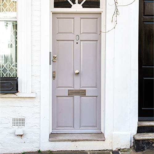 Numero civico in acciaio inox per avvitare