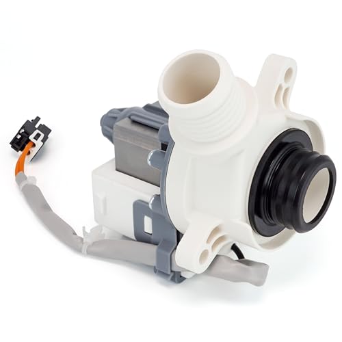 TEPU WH23X28418 Washer Drain Pump Compatible With ge hotpoint Washer Drain Pump Replacement 290D1201G001 B40-3A01 AP6889136 PS1272311 Easy Install Fix Leaking Noisy