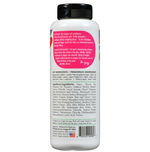 Image of SO COZY Curl Conditioner | For Kids Hair | Softens, Restores Bounce and Shine | No Parabens, Sulfates, Synthetic Colors or Dyes, Sweet-Creme, 10.5 Fl Oz (Pack of 12)