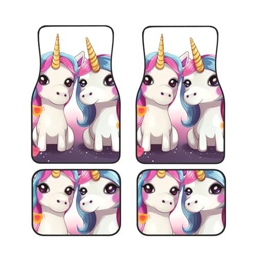 Tapis de sol voiture licorne pour éviter les glissements et protéger les moquettes