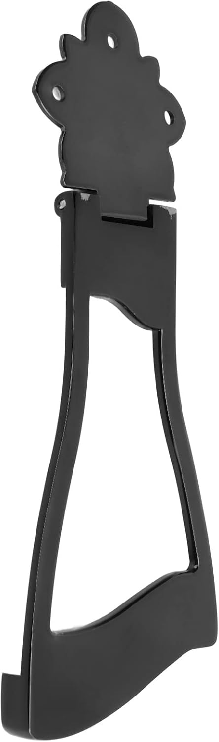6 String Guitar Tailpiece,Jazz Guitar Bridge Tailpiece,Metal Trapeze Part for Replacement(Black)