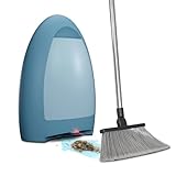 EyeVac Home Touchless Vacuum Automatic Dustpan - Great for Sweeping Pet Hair Food Dirt Kitchen - Fast & Powerful, No More Bending Down, Bagless, Corded, 1000 Watt (Serene Blue - Limited Edition)