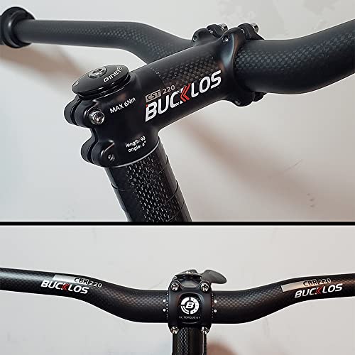 Bucklos 823 Road Bike Stem 31.8 60Mm 70Mm 80Mm 90Mm 100Mm 110Mm 120Mm 6 17 Degree - 3K Carbon Fiber + Aluminum Road Mountain Bike Stem Superlight Strengthen thumb #6