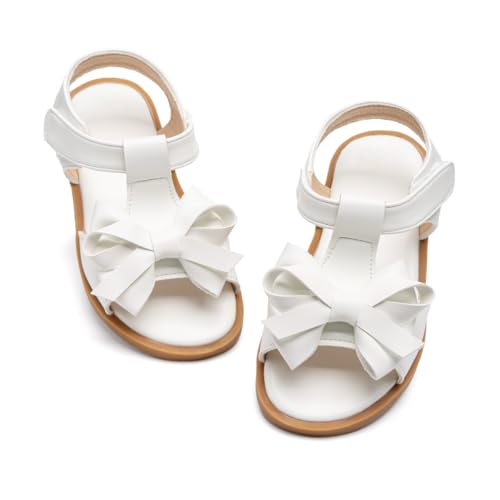 Image of Toddler Girls Sandals Little Girl Summer Flat Sandal Baby Open Toe Outdoor Beach Holiday Dress Shoes