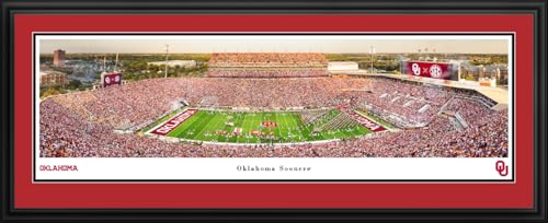 Oklahoma Sooners Football - Double Mat, Deluxe Framed Picture by Blakeway Panoramas (44