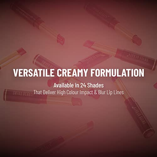 Image of Swiss Beauty Non-Tranfer Matte Lipstick, Smooth & Waterproof, Mauve Blush, 2g