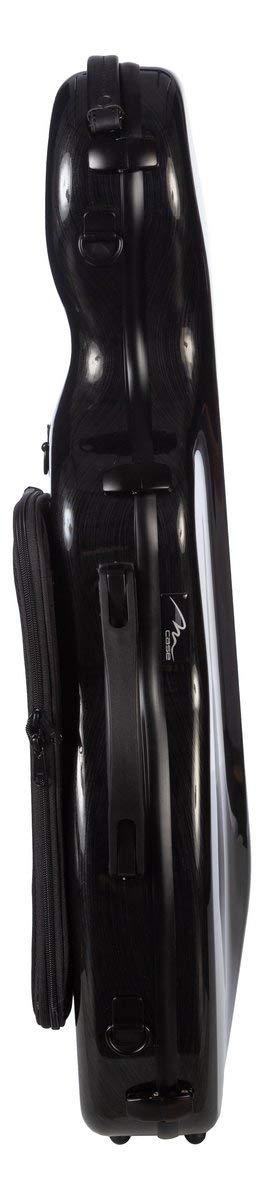 Custodia per violino Fiberglass Steel Effect 4/4 black M-Case