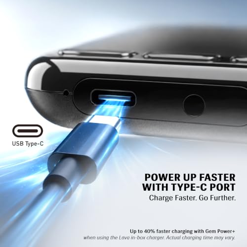 Image of Lava Gem Power + Dual Sim Keypad Phone (2.8 inch Display, Camera & Fast Charging) | 2575mAh Smart AI Powerful Battery | Wireless FM & Recording | Stereo Speakers | Call Recording (Black Gold)