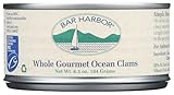 Bar Harbor, Clams Whole Gourmet Ocean, 6.5 Ounce