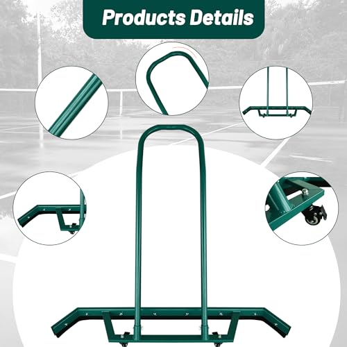 AIWFL 4.3FT Aluminium Alloy Sport Tennis Court Squeegee with Wheels by AIWFL - Image 3
