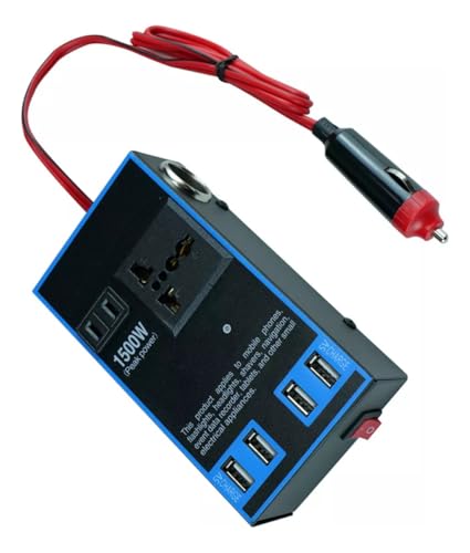 Inversor De Energia Para Carro 12v 24v A 110v 220v 1500w