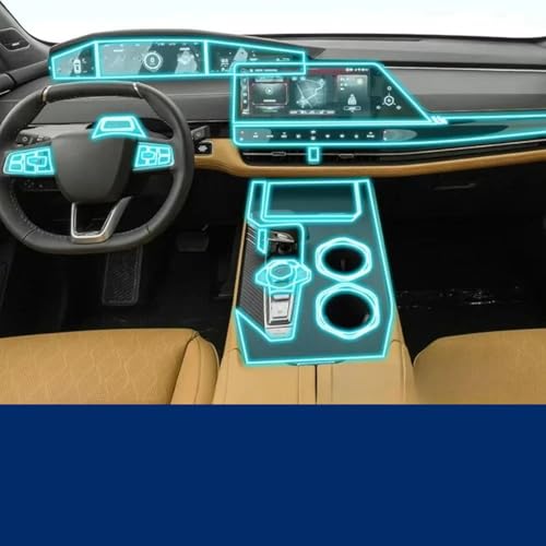 Film transparent TPU pour Changan UNI-K : protection console centrale et panneau GPS