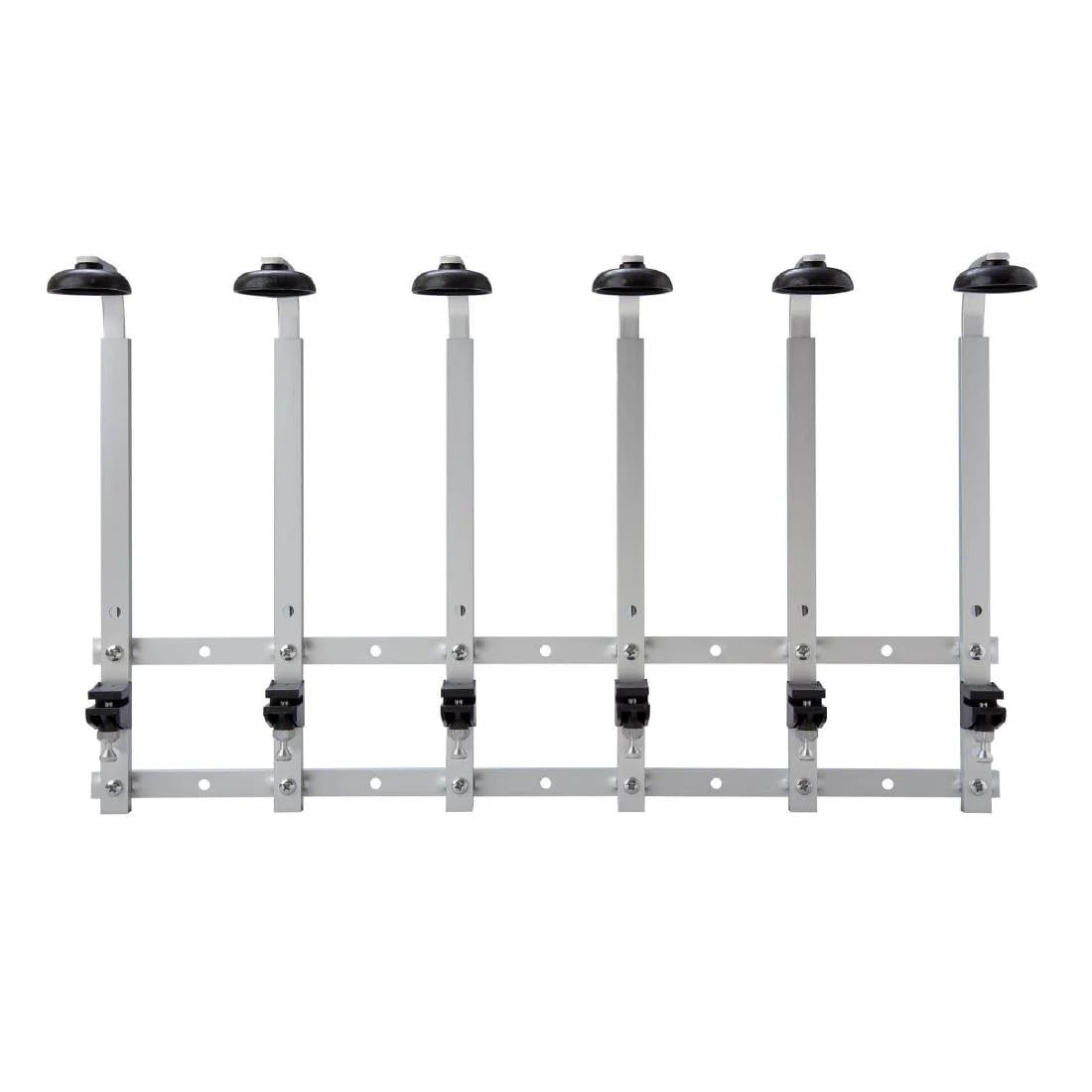 Optics Home Bar 6 Bottle Wall Bracket Rack & 25ml Metrix Optic Spirit Measures