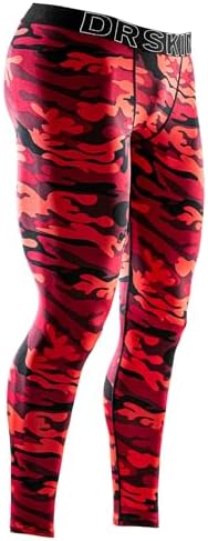 DRSKIN Men’s Compression Pants Sports Tights Leggings Baselayer Running Workout Active Yoga Dry Thermal Wintergear
