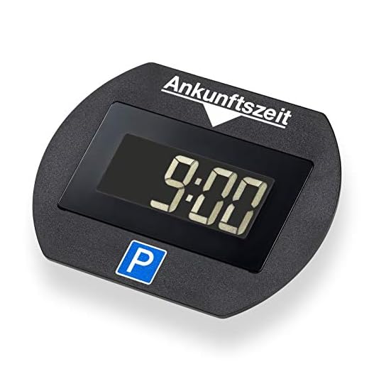 Park Lite 1412 Parkeringsskiva, En Storlek, Svart