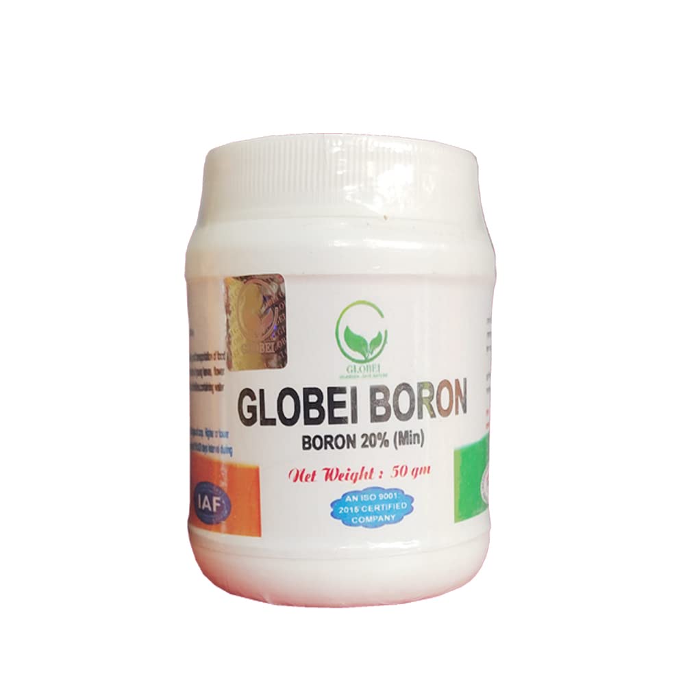 GLOBEI BORON 20% Micronutrient Fertilizer for Healthy Growth of Vegetable Plants and Gardening (50 gm 2 pack) (B09RTFNHXN) Amazon Price History, Amazon Price Tracker
