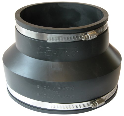 Fernco 1056-86 Flexible Coupling - 8" x 6"
