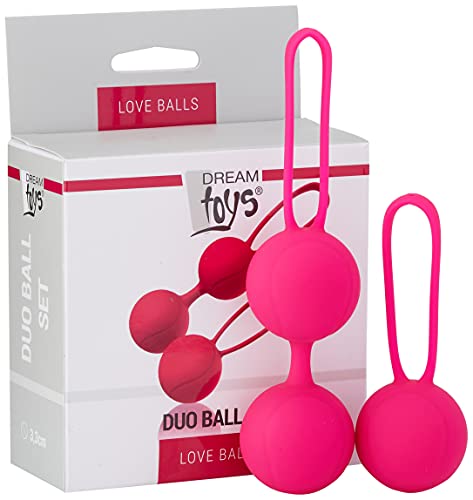 Dream Toys Pleasure Balls & Eggs Duo Ball Set Pink Taille Unique