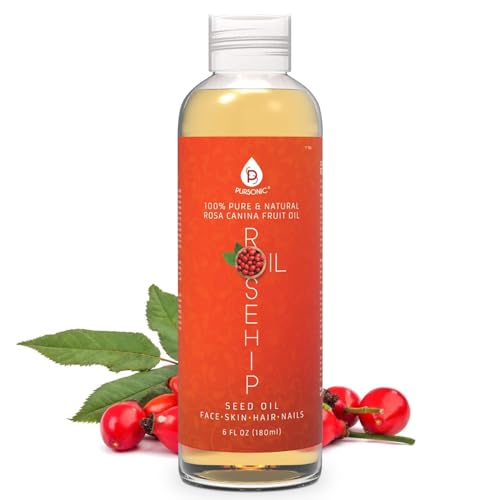 Pursonic 100% Pure Cold-Pressed Rosehip Oil – 6 FL oz