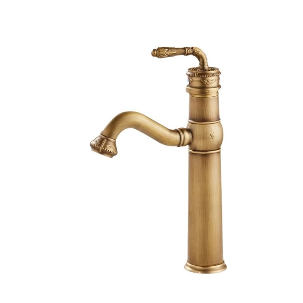 Robinet antique en céramique pour vasque rétro chaleureuse