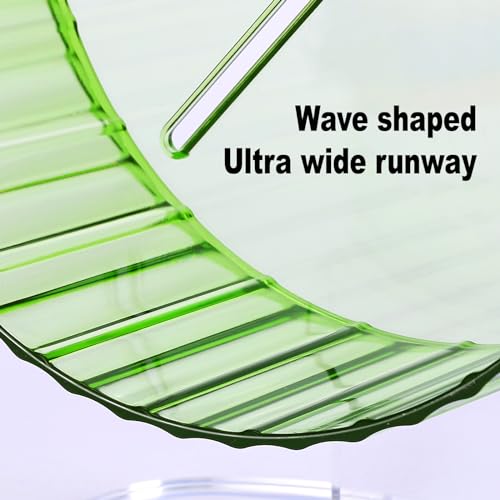 Lazyyzal Hamster Wheel,Silent Hamster Wheel,Quiet Hamster Wheel,Hamster Exercise Wheel,Adjustable Stand Silent Hamster Wheel For Hamsters,Gerbils,Mice,Small Animals thumb #2