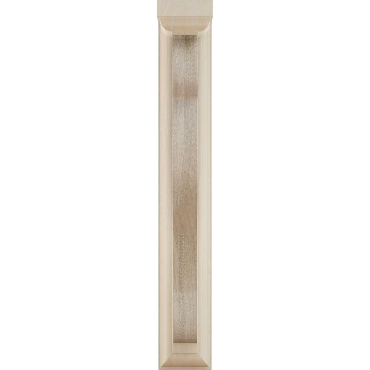 1 1/2"Wx6"Dx8 1/2"H Bulwark Bracket, Rubberwood, 4-Pack, 1 3/4"Wx4"Dx8