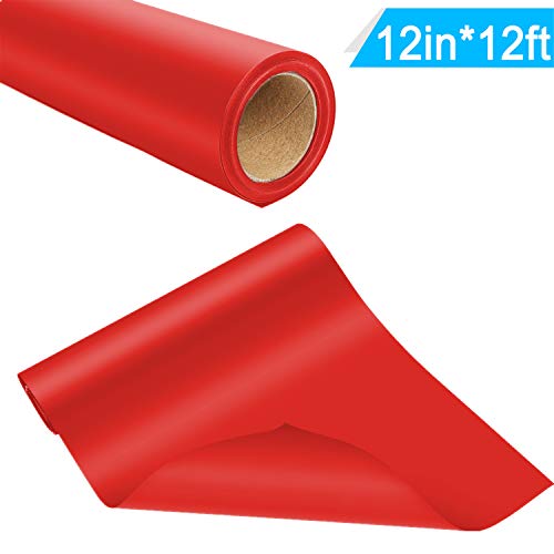 SOMOLUX HTV Iron on Heat Transfer Vinyl Roll 12inch x12feet Compatible with Cricut
