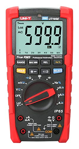 Image of UNI-T UT195 Series UT195E /UT195M /UT195DS Handheld Industrial Digital multimeters IP65 and 2m Drop Proof