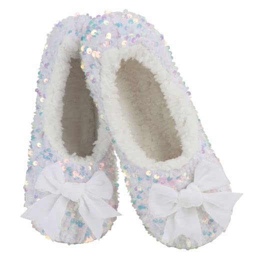 Snoozies Womens Glamour Bling Ballerina